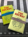ITH Digital Embroidery Pattern for Top Secret Mini Comp Notebook Cover FOE, 5X7 Hoop