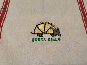 ITH Digital Embroidery Pattern for Quesa -_Dillo Stand Alone Design, 4X4 Hoop