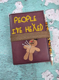 ITH Digital Embroidery Pattern for People I've Hexed Mini Comp Notebook Cover FOE, 5X7 Hoop