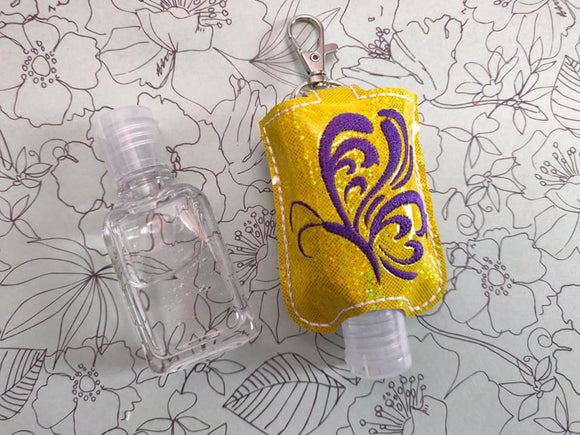 ITH Digital Embroidery Pattern for Butterfly Wave 1oz Sanitizer Holder, 5X7 Hoop