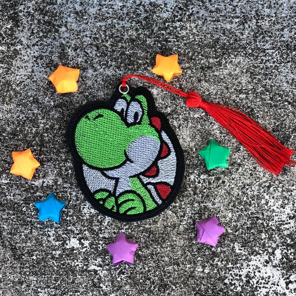 ITH Digital Embroidery Pattern for Yoshi Bookmark 4X4 Hoop