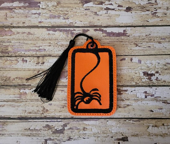 ITH Digital Embroidery Pattern for Spider II Bookmark, 4X4 Hoop
