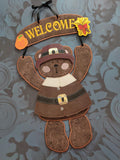 ITH Digital Embroidery Pattern for Welcome Bear Large Pilgrim Outfit, 6X10, 5X7 & 4X4 Hoop