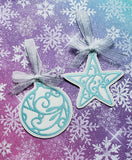 ITH Digital Embroidery Pattern for Filigree Star Ornament, 4X4 Hoop