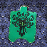ITH Digital Embroidery Pattern for Mansion Wallpaper 1oz. Hand Sanitizer Holder, 5X7 Hoop