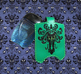 ITH Digital Embroidery Pattern for Mansion Wallpaper 1oz. Hand Sanitizer Holder, 5X7 Hoop