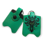 ITH Digital Embroidery Pattern for Mansion Wallpaper 1oz. Hand Sanitizer Holder, 5X7 Hoop