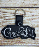 ITH Digital Embroidery Pattern for Cypress Hill Snap Tab / Key Chain, 4X4 Hoop