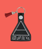 ITH Digital Embroidery Pattern for 30 Seconds to Mars Snap Tab / Key Chain, 4X4 Hoop