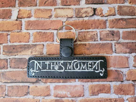 ITH Digital Embroidery Pattern for In This Moment Snap Tab / Key Chain, 4X4 Hoop
