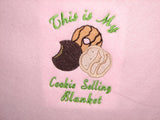 ITH Digital Embroidery Pattern for My Cookie Selling Blanket Stand Alone, 5X7 Hoop