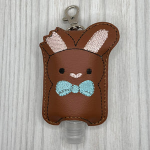 ITH Digital Embroidery Pattern for Bunny Ear Bite 1oz Hand Sanitizer Holder, 5X7 Hoop