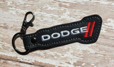 ITH Digital Embroidery Pattern for Dodge Long Snap Tab / Key Chain, 4X4 Hoop