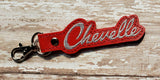 ITH Digital Embroidery Pattern for Chevelle Snap Tab / Key Chain, 4X4 Hoop