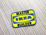 ITH Digital; Embroidery Pattern for IKEA Master Builder Patch 2" X 3 1/8", 4X4 Hoop