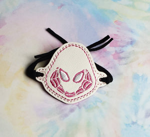 ITH Digital Embroidery Pattern for Bracelet Charm Spider Gwen, 2X2 Hoop