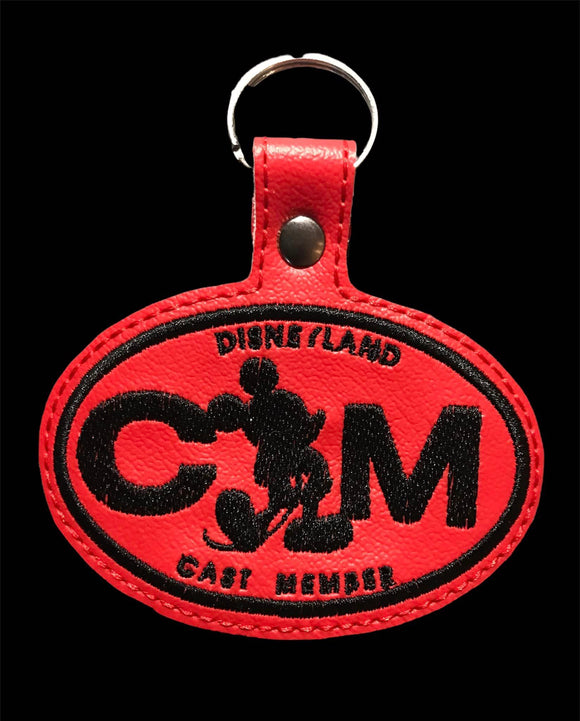 ITH Digital Embroidery Pattern for D-Land C-Member Snap Tab / Key Chain, 4X4 Hoop