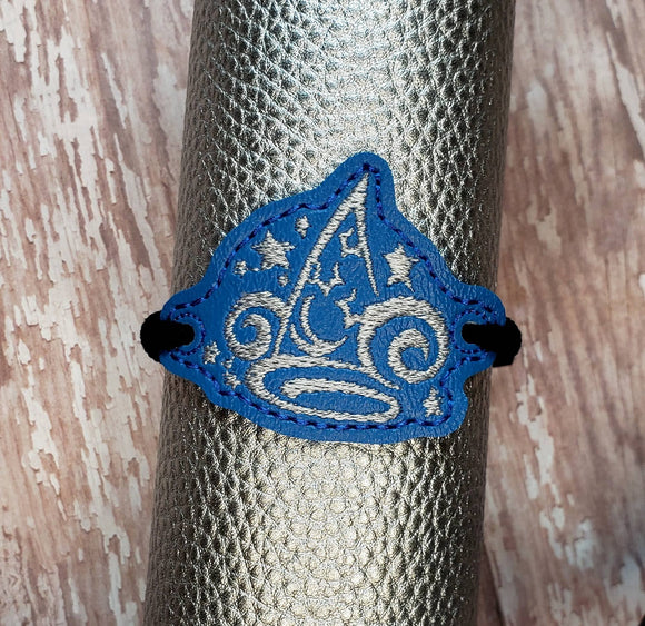ITH Digital Embroidery Pattern for Bracelet / Shoe Charm sorcerer Hat, 2X2 Hoop