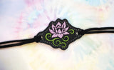 Ith Digital Embroidery Pattern for Bracelet / Shoe Charm Waterlily, 2X2 Hoop