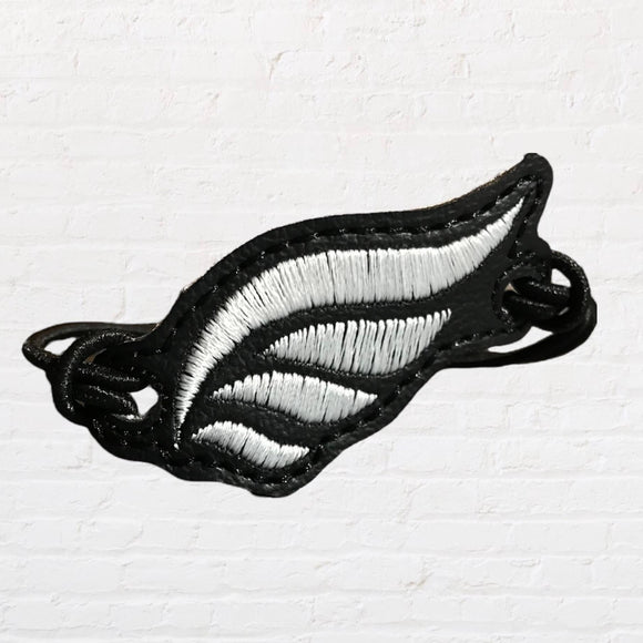 ITH Digital Embroidery Pattern for Bracelet / Shoe Charm Wing, 2X2 Hoop