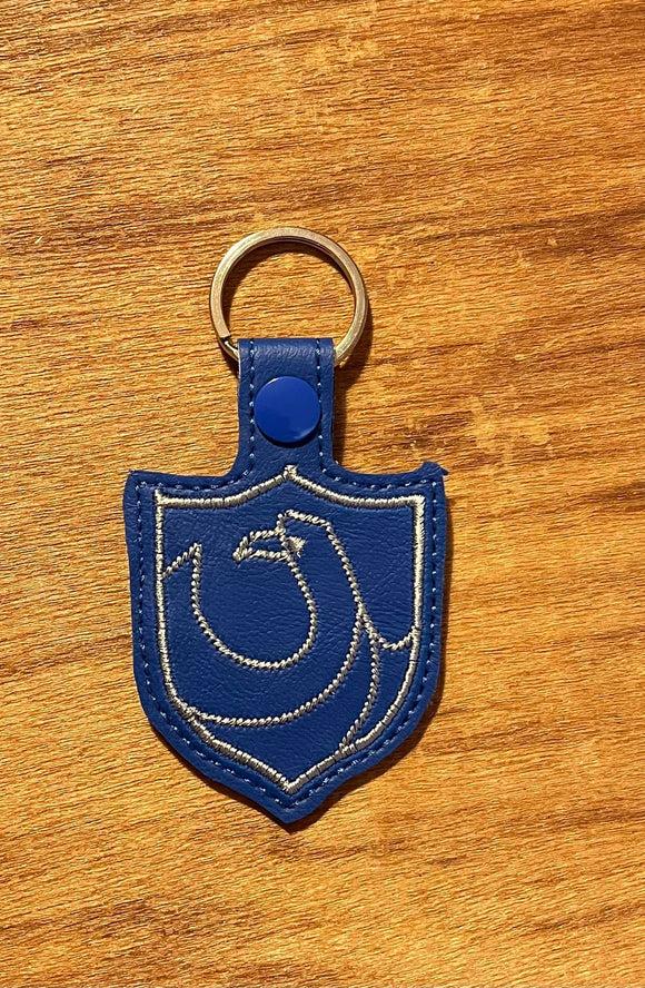 ITH Digital Embroidery Pattern for HP Ravenclaw Snap Tab / Key Chain, 4X4 Hoop