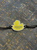 ITH Digital Embroidery Pattern for Bracelet Charm Duck Jeep, 2X2 Hoop