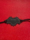 ITH Digital Embroidery Pattern for Bracelet Charm Bat, 2X2 Hoop