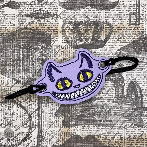 ITH Digital Embroidery Pattern for Bracelet Charm invisible Cat, 2X2 Hoop