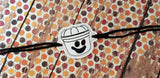 ITH Digital Embroidery Pattern for Bracelet Charm McD Boo Bucket, 2X2 Hoop