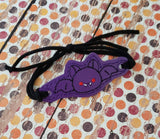 ITH Digital Embroidery Pattern for Bracelet Charm Cute Bat, 2X2 Hoop