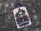 ITH Digital Embroidery Pattern for Stay Weird Jack Applique 5X7 Sign, 5X7 Hoop