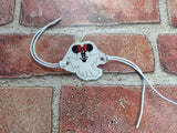 ITH Digital Embroidery Pattern for Bracelet Charm Minnie Ghost, 2X2 Hoop