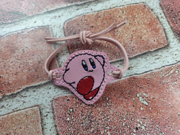 ITH Digital Embroidery Pattern for Bracelet Charm Kirby, 2X2 hoop