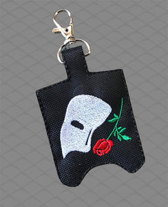 ITH Digital Embroidery Pattern for Phantom of the Opera 1oz. Sanitizer Holder, 5X7 Hoop