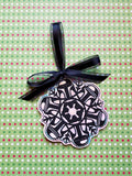 ITH Digital Embroidery Pattern for Mando Snowflake Ornament , 4X4 Hoop