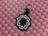 ITH Digital Embroidery Pattern for Bad Omens Snap Tab ? Key Chain, 4X4 Hoop