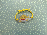 ITH Digital Embroidery Patterns for Bracelet Charm Shark Family Set of 6, 2X2 Hoop