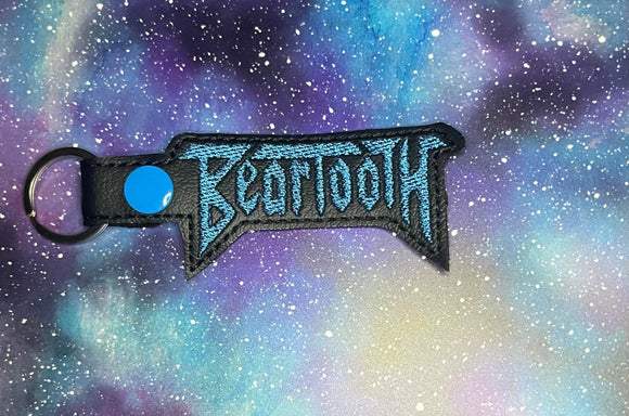 ITH Digital embroidery Pattern for Beartooth Band, Snap Tab / Key Chain, 4X4 Hoop