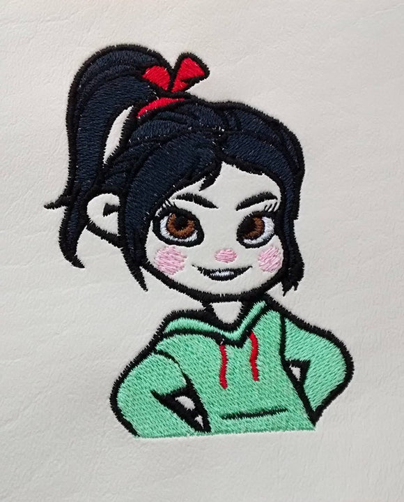 ITH Digital Embroidery Pattern for Vanellope VS 4X4 Design, 4X4 Hoop