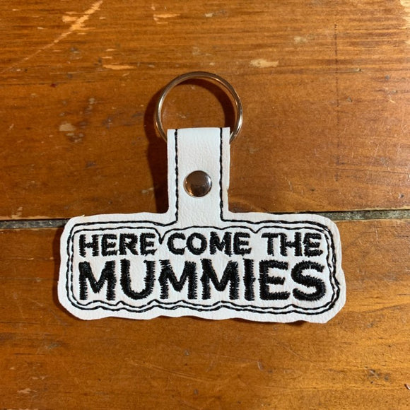 ITH Digital Embroidery Pattern for Here Come The Mummies, 4X4 Hoop