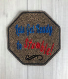 ITH Digital Embroidery Pattern For Set of 4 Snarky Drinking Coasters, 4X4 Hoop