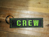 ITH Digital Embroidery Pattern For Crew Strip Key Chain / Bookmark, 4X4 Hoop