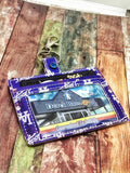 ITH Digital Embroidery Pattern for 2 Pocket Horizontal Window ID Badge Holder with Snap Tab , 5X7 Hoop