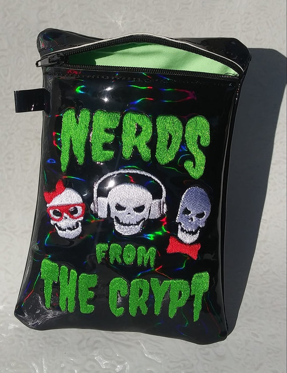 ITH Digital Embroidery Pattern For Nerds From The Cript Zip Bag 5X7, 5X7 Hoop