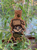 ITH Digital Embroidery Pattern For OTGW Greg Snap Tab / Key Chain, 4X4 Hoop