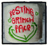 ITH Digital Embroidery Pattern For Resting Meanone Face Design 4X4