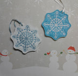 ITH Digital Embroidery Pattern For Snowflake II Ornament, 4X4 Hoop