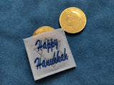 ITH Digital Embroidery Pattern For Gelt Pocket Happy Hanukkah Design, 4X4 Pocket