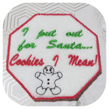 ITH Digital Embroidery Pattern For Set of 4 Snarky Christmas Coasters, 4x4 Hoop