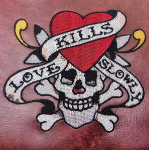 ITH Digital Embroidery Pattern for Love Kills Design, 5X7 Hoop
